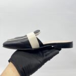 Gucci GG Slide Sandal Black White
