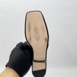 Gucci GG Slide Sandal Black White
