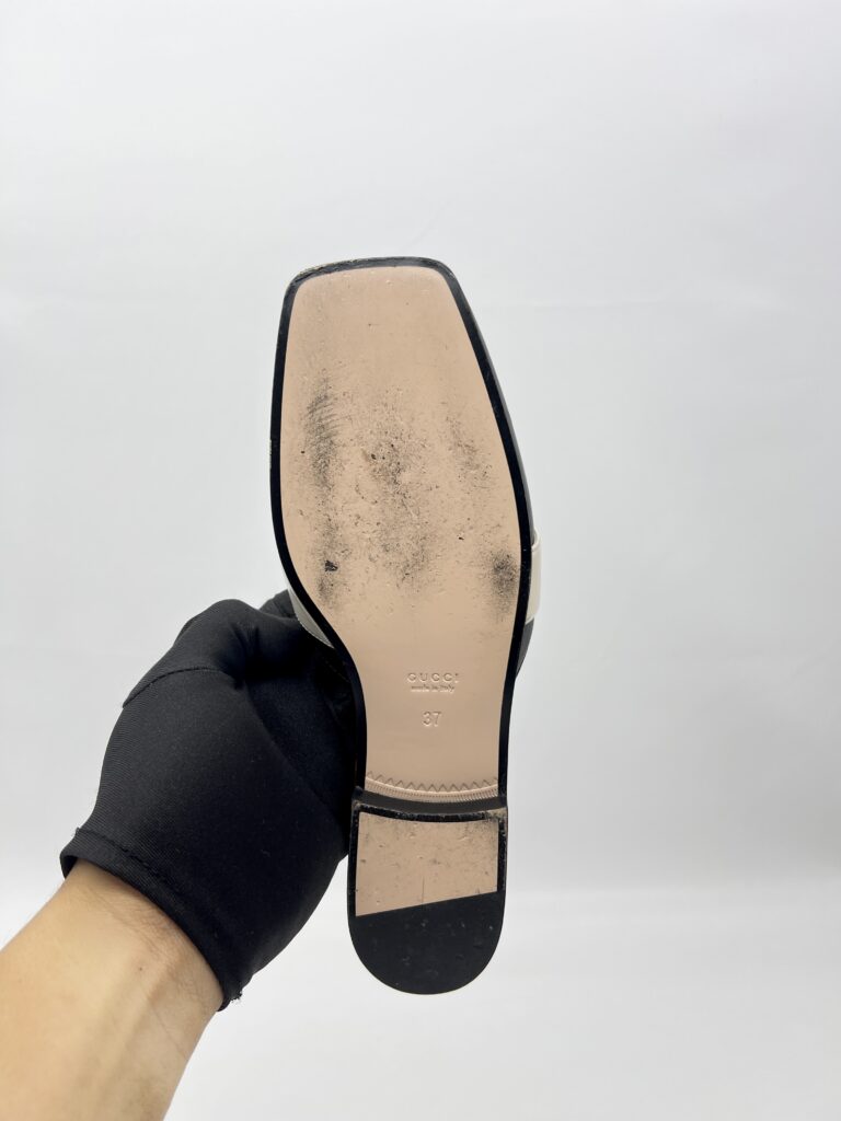 Gucci GG Slide Sandal Black White