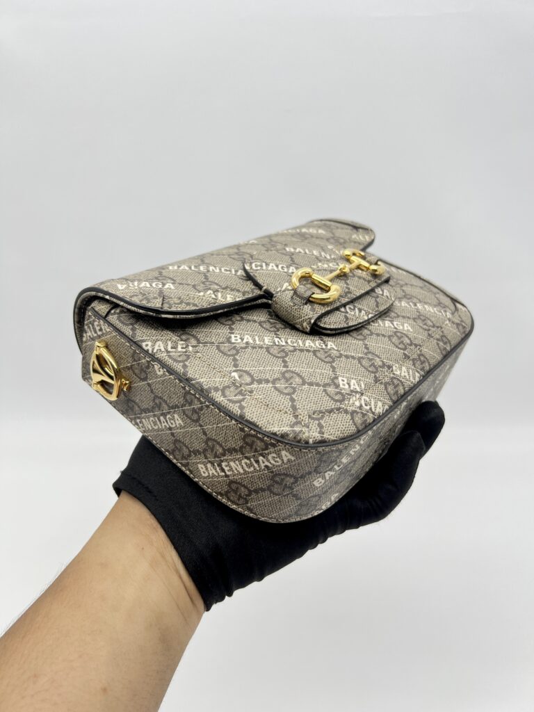 Gucci Horsebit Mini GG Supreme Balenciaga All Over Logo GHW