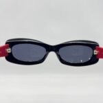 Chanel Sunglasses Black Red