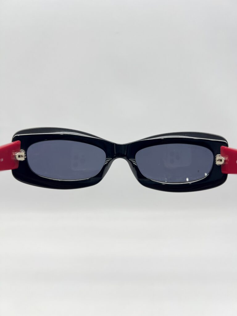 Chanel Sunglasses Black Red