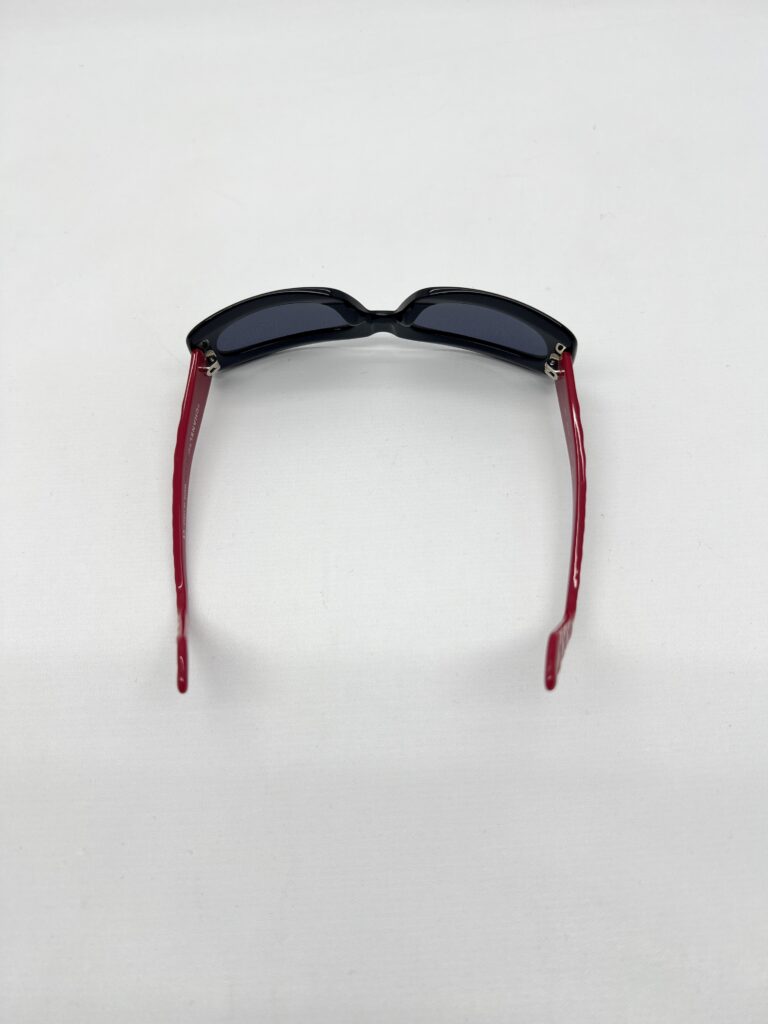 Chanel Sunglasses Black Red