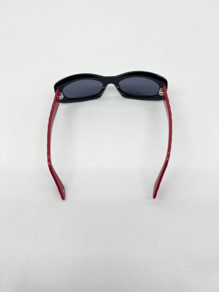 Chanel Sunglasses Black Red