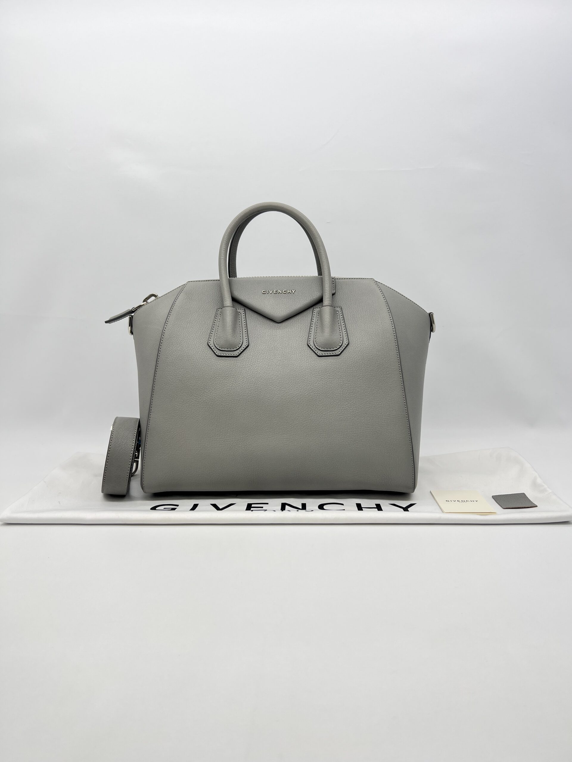 Givenchy Antigona Medium Grey SHW