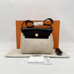 Hermes Mini Herbag 20 Beige Ebene Ecru GHW