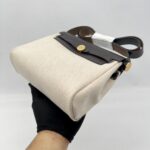 Hermes Mini Herbag 20 Beige Ebene Ecru GHW