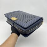 Chanel Boy 30 Lambskin Braided Navy GHW