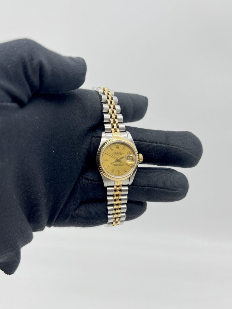 Rolex Lady Datejust Oyster Gold Silver