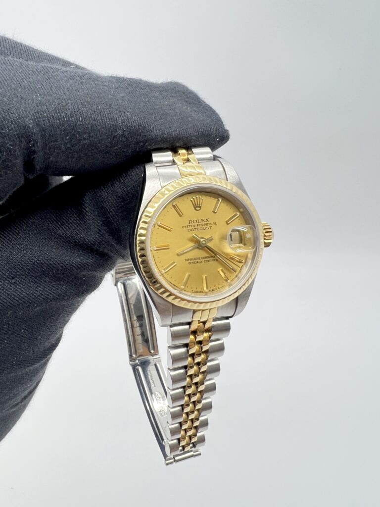 Rolex Lady Datejust Oyster Gold Silver