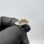 Chanel CC Crystal Earings Light Gold