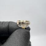 Chanel CC Crystal Earings Light Gold
