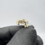 Chanel CC Crystal Earings Light Gold