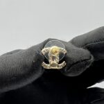 Chanel CC Crystal Earings Light Gold