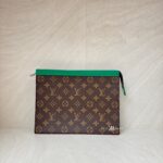 Louis Vuitton Pochette Voyage MM Monogram Borneo Green SHW