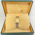 Rolex Lady Datejust Oyster Gold Silver
