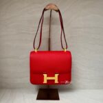Hermes Constance 24 Epsom Rouge De Coeur GHW