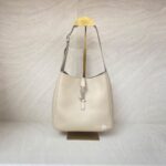 Saint Laurent Hobo Le 5A7 Supple Small Taupe SHW