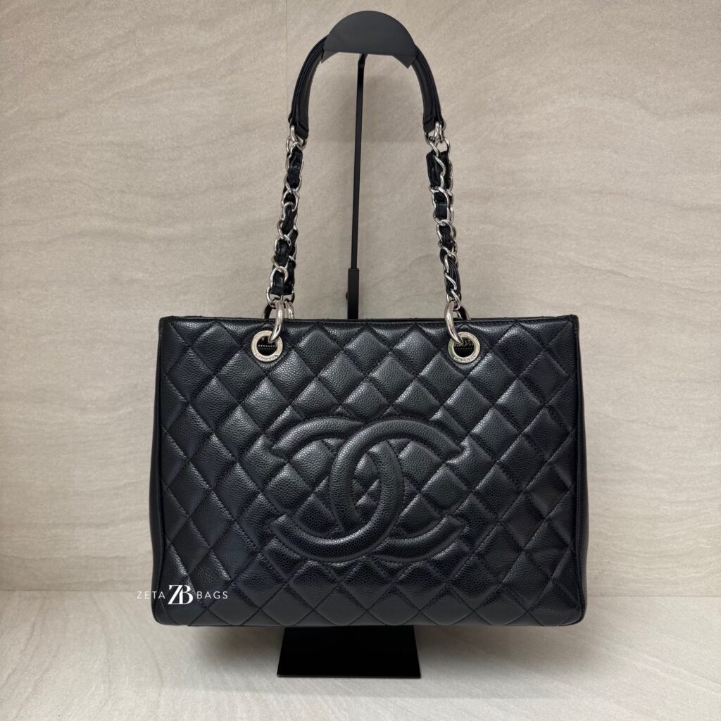 Chanel GST Caviar Black SHW