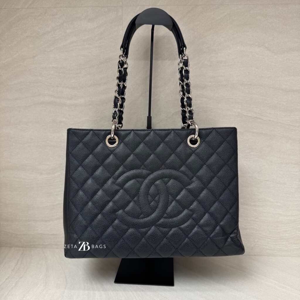 Chanel GST Caviar Black SHW