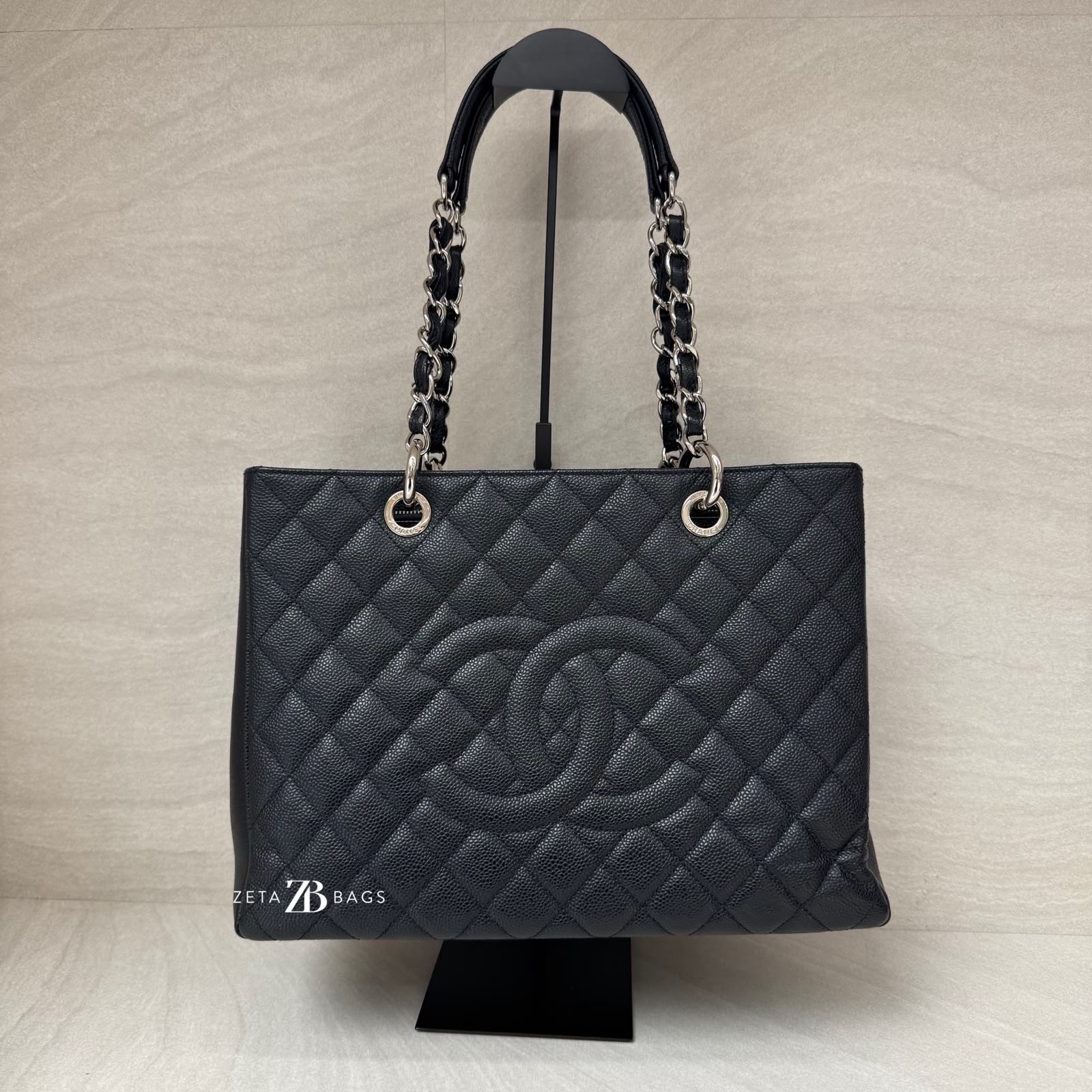 Chanel GST Caviar Black SHW