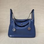 Hermes Lindy 30 Swift Bleu Encre PHW