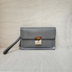 Louis Vuitton Belaia Glacier Clutch Grey SHW