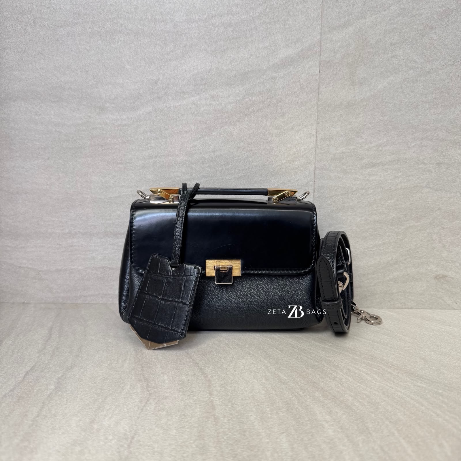 Balenciaga Le Dix Mini Bag Black GHW