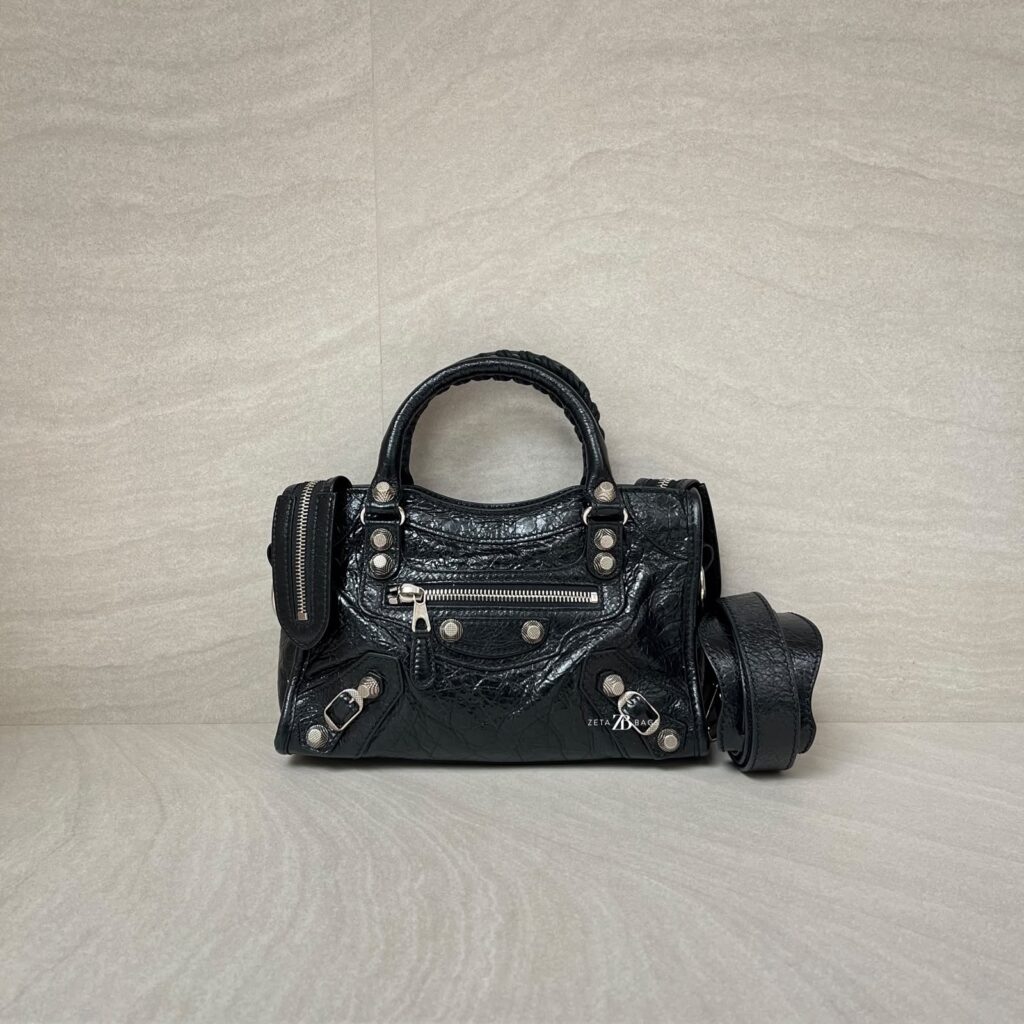 Balenciaga Mini Giant City Agneau Black GHW