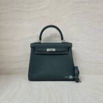 Hermes Kelly 25 Togo Vert Fonce PHW