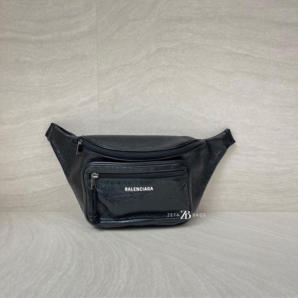 Balenciaga Explorer Beltpack Agneau Black