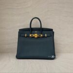 Hermes Birkin 25 Togo Vert Cypress GHW