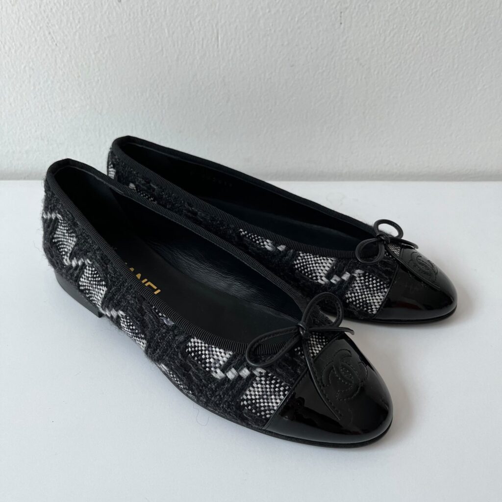 Chanel Ballerina Black Patent