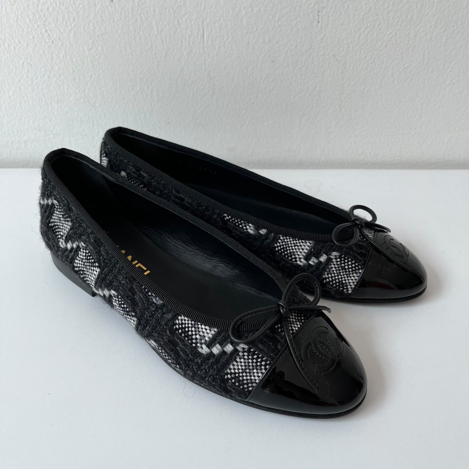 Chanel Ballerina Black Patent