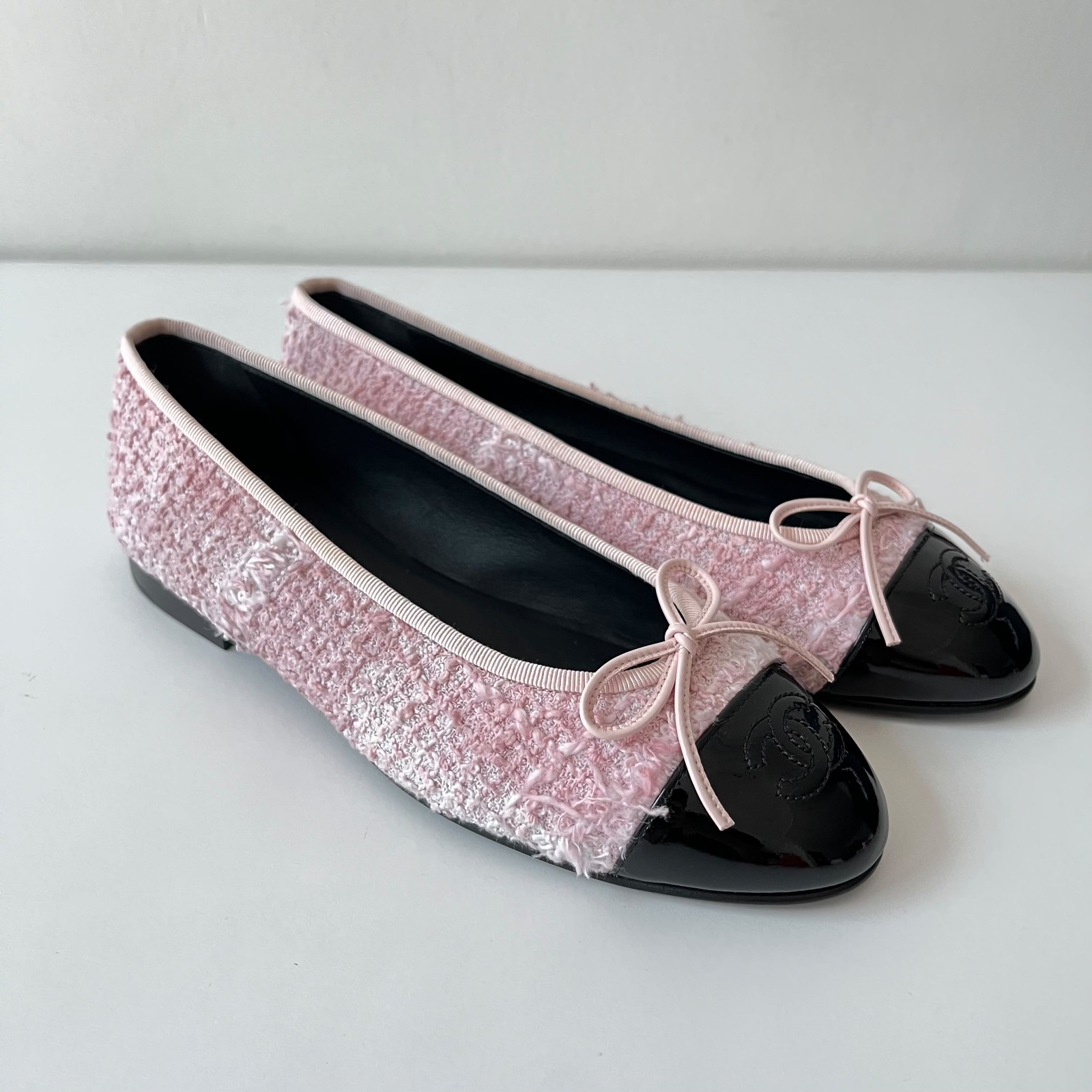 Chanel Ballerina Pink Tweed
