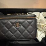 Chanel Vanity Rectangle Black Caviar GHW
