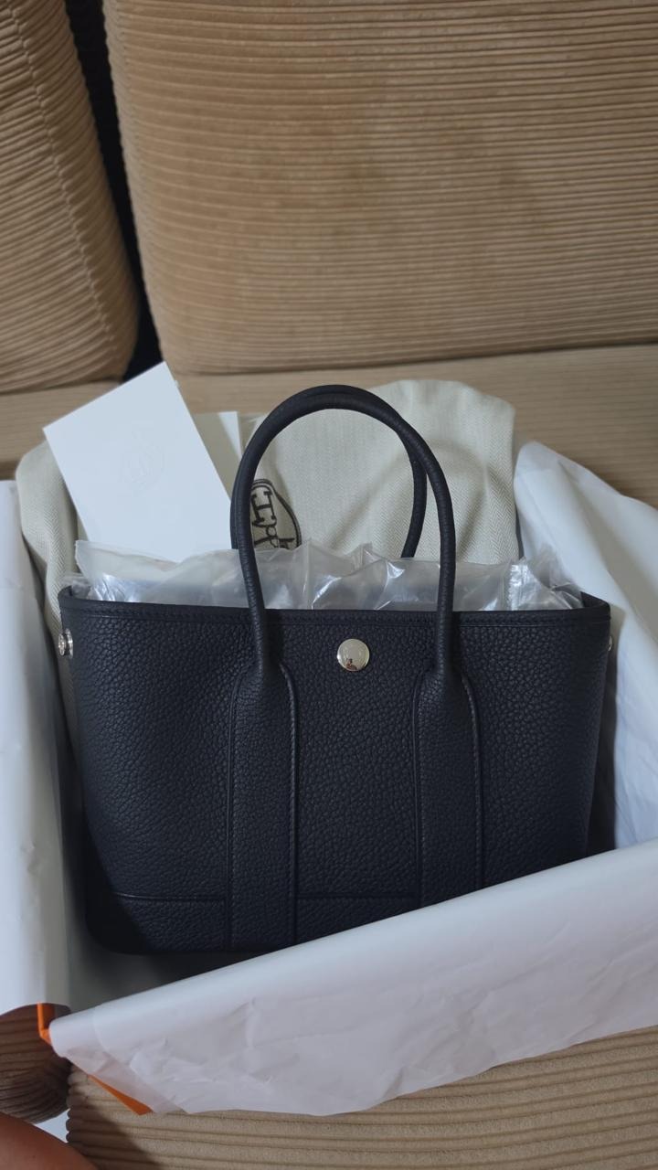 Hermes Neo Garden Party * Noir/Black Clemence PHW