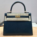 Hermes K25 Etoupe Epsom Sellier GHW