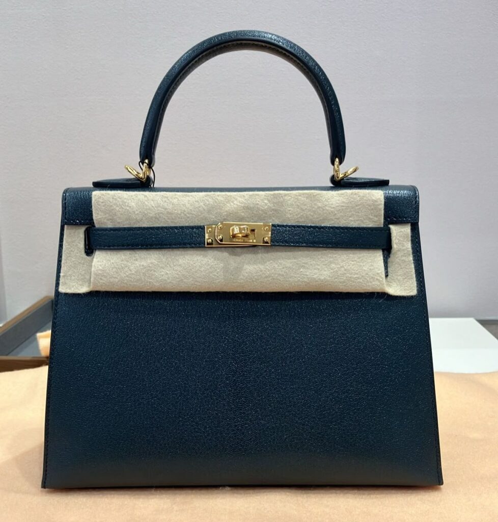 Hermes K25 Etoupe Epsom Sellier GHW