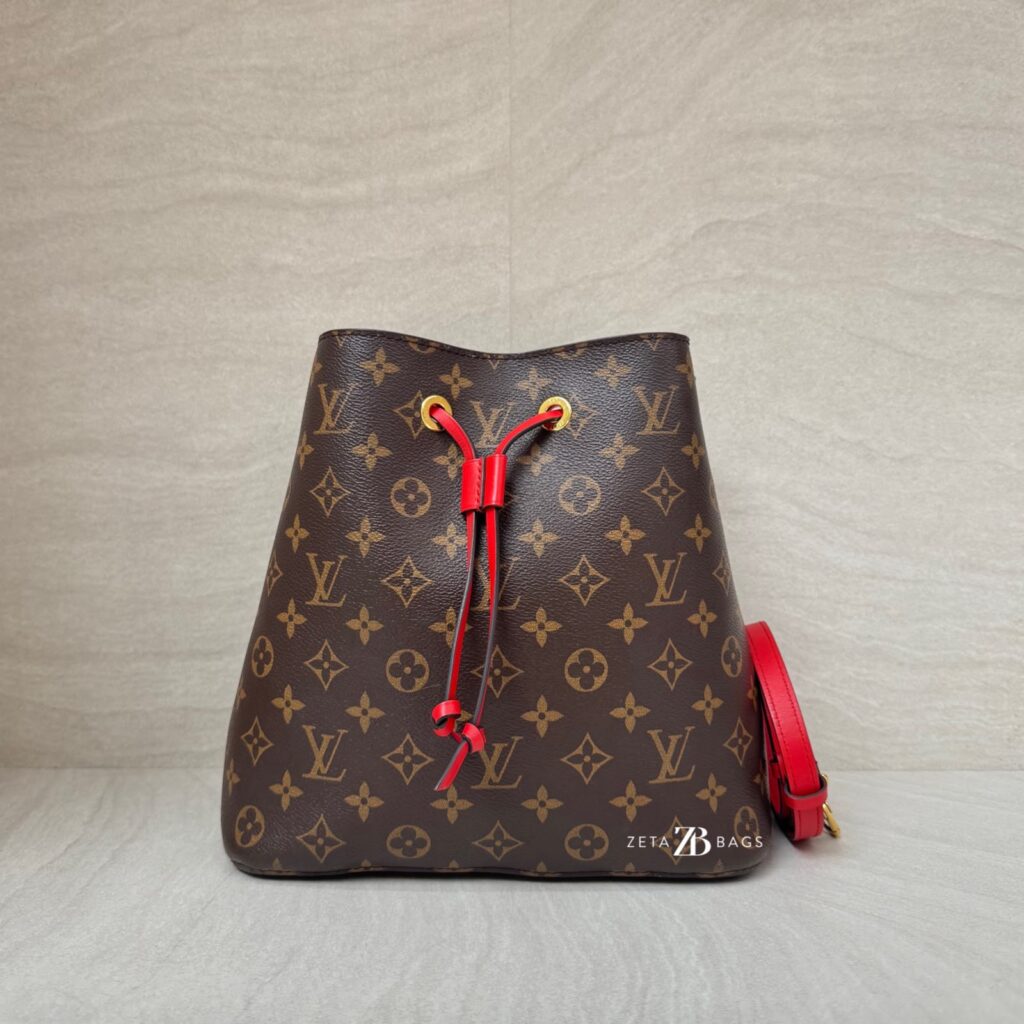 Louis Vuitton Neo Noe MM Monogram Coquelicot GHW