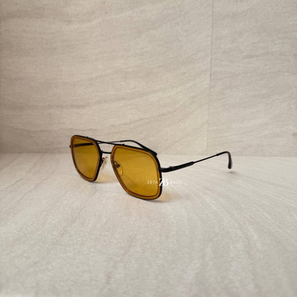 Prada SPR57X Sunglasses Yellow Black