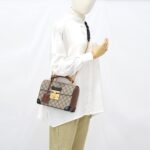 Gucci Padlock Bamboo GG Supreme Brown Black GHW