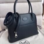 Hermes Bolide 27 black epsom PHW