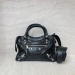 Balenciaga Mini Giant City Agneau Black SHW