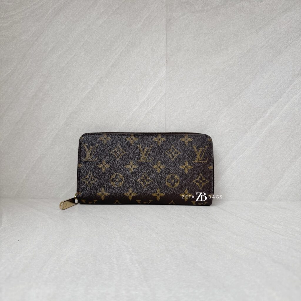 Louis Vuitton Zippy Wallet Caramel Monogram GHW
