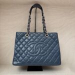 Chanel GST Caviar Navy SHW