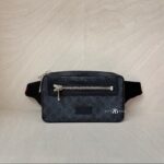 Gucci Belt Bag GG Supreme Black Grey SHW