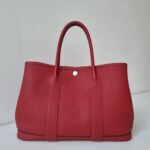 Hermes Garden Party 30 rouge negonda PHW