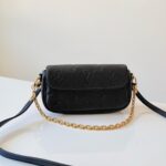 Louis Vuitton Ivy Black Monogram Empreinte Leather GHW
