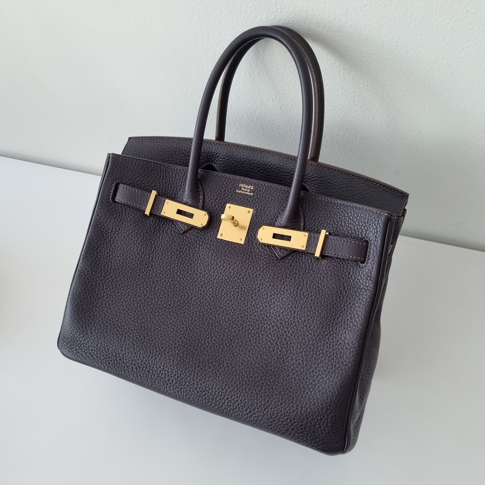Hermes Birkin 30 Raisin Togo GHW
